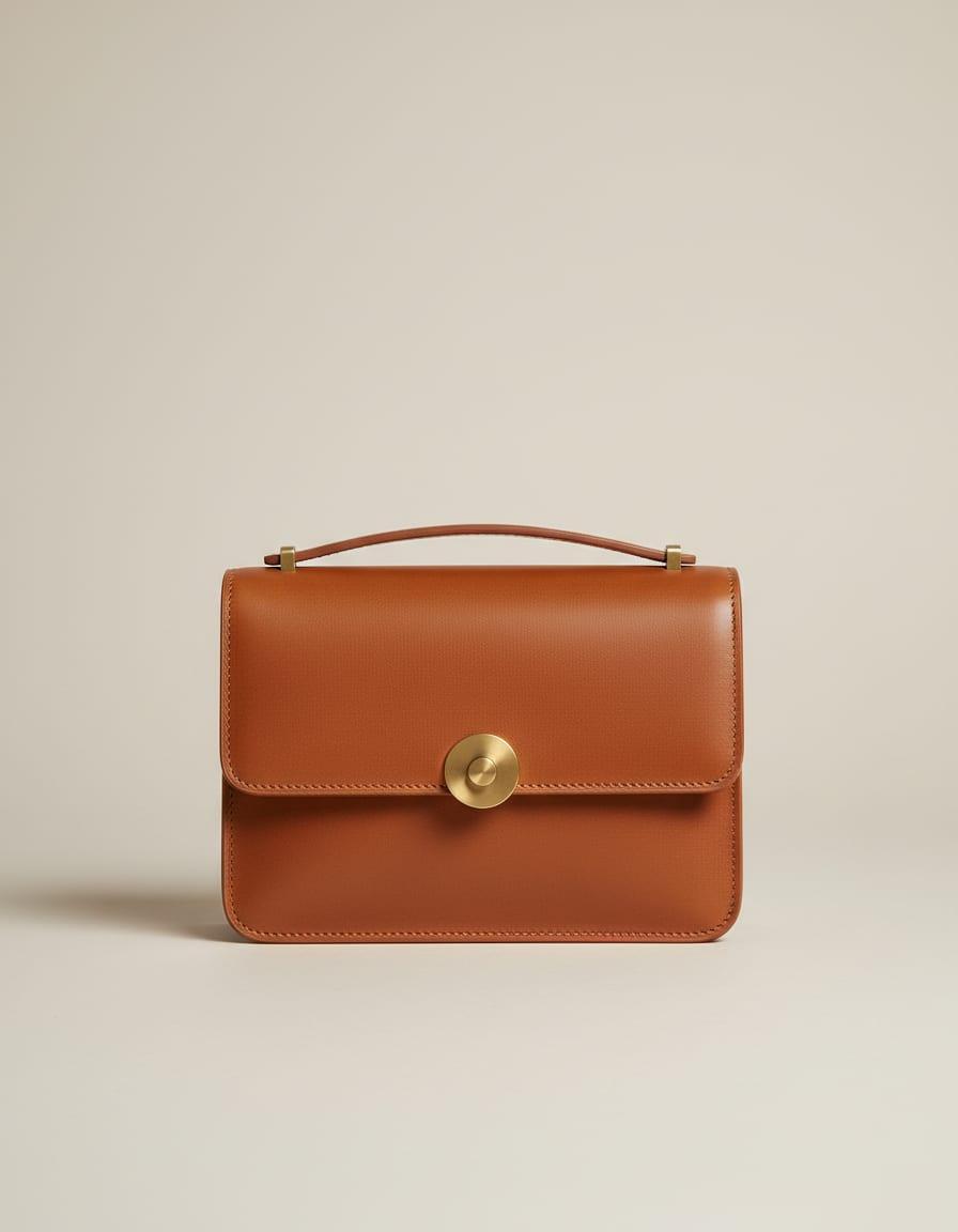 Vesper Shoulder Bag, front view on a studio backdrop